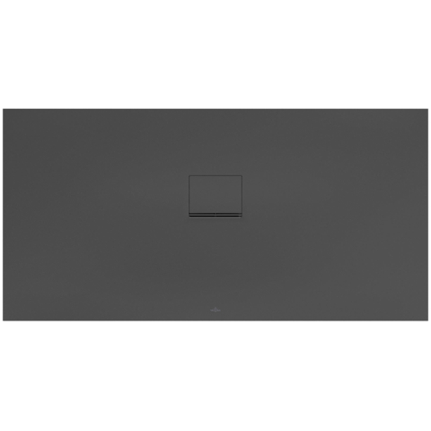Villeroy & Boch Squaro infinity douchebak - 160x80x4cm - Anthracite (grijs) SW28815