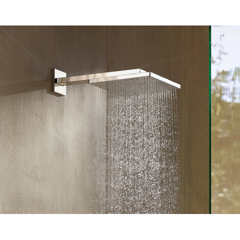 Hansgrohe Raindance e Square - hoofddouche E300 - 1jet - met douchearm 39cm - 30x30cm - hoogglans chroom SW157192