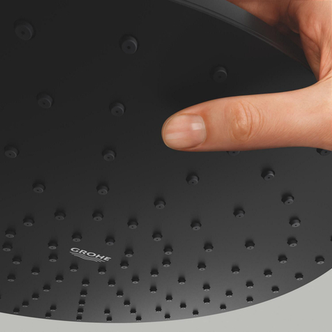 GroheVitalio Joy+douchesysteem met hoofddouche en handdouche280mmMat Zwart SW1590068