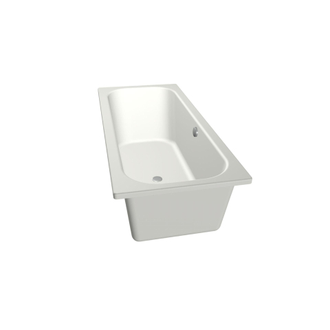 Xenz Aruba Baignoire - 170x75x48 - bonde Centrale - trop-plein autre côté - acrylique - blanc mat SW378286