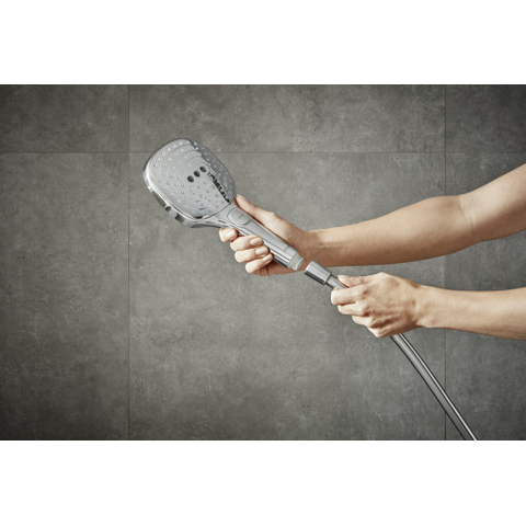 Hansgrohe Raindance Select E - select - 120 - ecosmart - 3jet - handdouche - hoogglans chroom 0450697