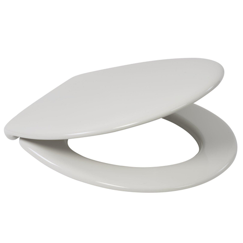Plieger Basic Toiletset Rimfree - réservoir encastré UP320 - WC suspendu - sans rebord - abattant - softclose - plaque de commande blanche - boutons ronds - blanc SW1222515