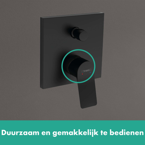 Hansgrohe VIVENIS 1 greeps - inbouw badmengkraan - inbouw - mat zwart SW647115