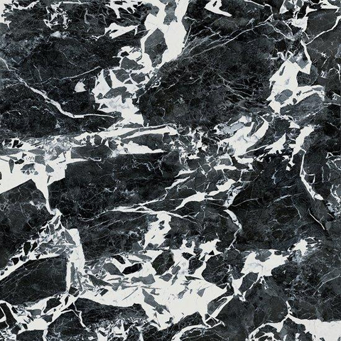 Ceralto Marvella Marble Carreau de sol - 120X120 - 6.5mm - brillant - noir SW1578947