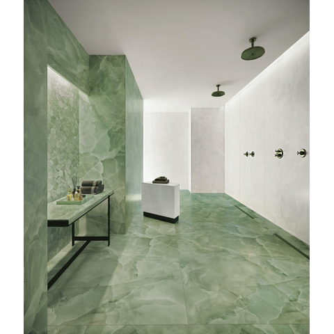 Terravito Davella carreau mural et de sol - 60x60cm - rectifié - Aspect pierre naturelle - Jade pulido poli (vert) SW1120055