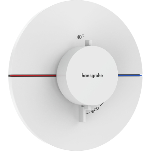 Hansgrohe Showerselect Comfort S Thermostat encastré mat blanc SW918105