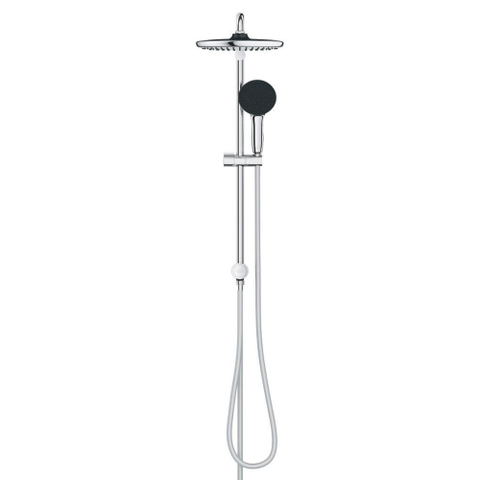 Grohe Vitalio Start 250 Flex Douchesysteem - met omstelkraan - wandmontage - hoofddouche 2 straalsoorten - handdouche 2 straalsoorten - chroom SW1028077