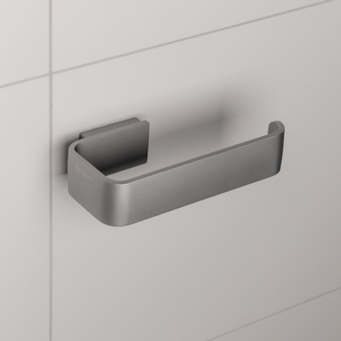 Haceka Aline Porte-rouleau de papier toilette aluminium gris brossé SW213390