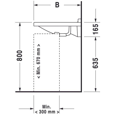 Duravit Starck 3 Vital wastafel - 70x54.5cm - met wondergliss - wit 0316326
