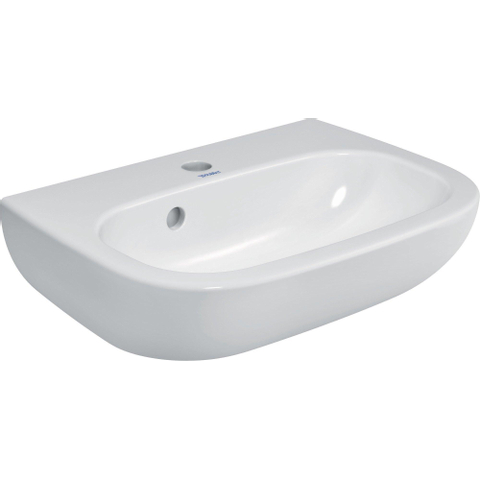 Duravit D-code Fontein - met kraangat - 45x34cm - wit 0315110