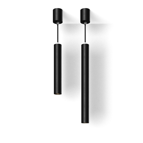 Looox Light collection hanglamp - 25&40cm - set van 2 - led - zwart mat SW73178