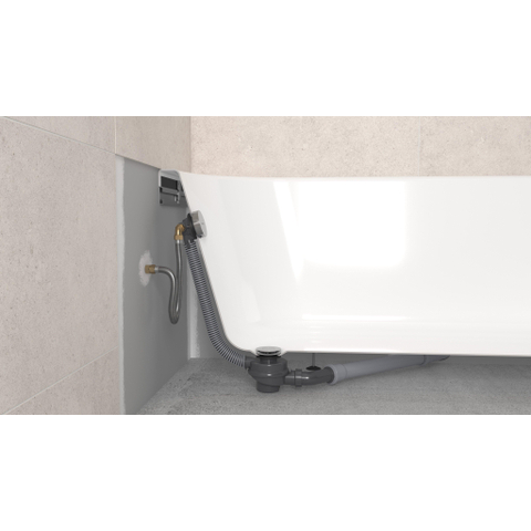 Hansgrohe Exafill Badafvoercombinatie - mat wit SW1388425