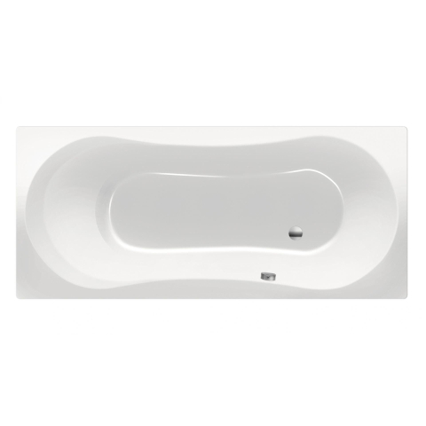 Xenz Dominica Baignoire-douche - 170x75x47 - évacuation en bout - acrylique - blanc SW102888