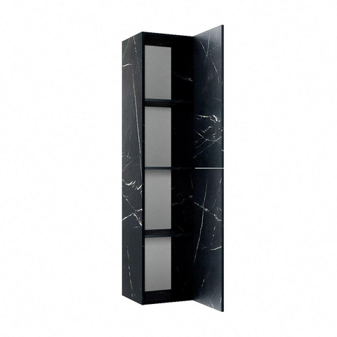 MONDIAZ BEAM Armoire colonne - 160cm - 2 portes - Marquina SW1016998