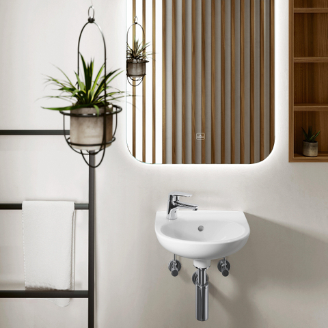 Villeroy & Boch O.novo Fontein - 36x27x15cm - met overloop - White Alpine (glans wit) SW878401