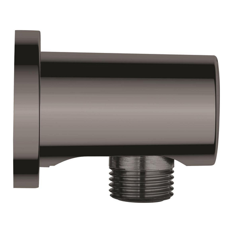 Grohe Rainshower Wandaansluitbocht - ronde rozet - hard graphite (antraciet) SW98900