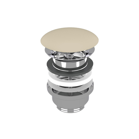 QeramiQ Élan bonde clic-clac - dessus en céramique - beige mat SW1467764