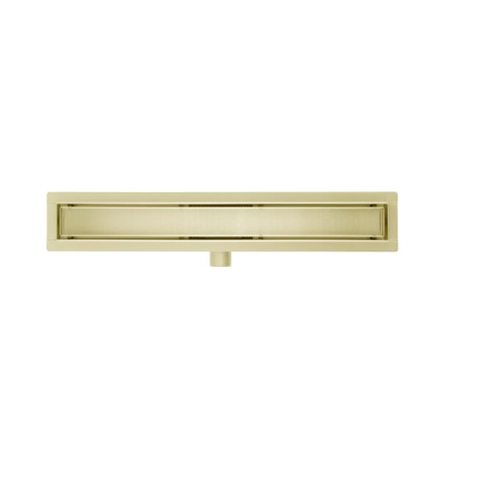 Adema Ralo douchegoot - 70cm - zonder rooster - met flens - geborsteld Goud TWEEDEKANS OUT14397