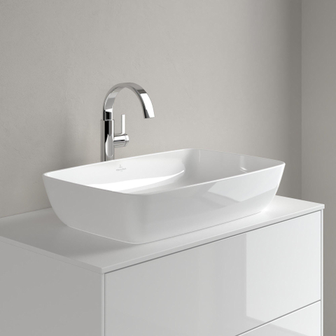 Villeroy & Boch Artis lavabo à poser - rectangulaire 58x38cm - sans trop-plein ceramic+ blanc 1025297