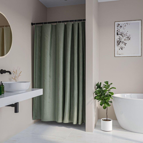 Sealskin Cosima Rideau de douche - 200x120cm - vert SW1220474