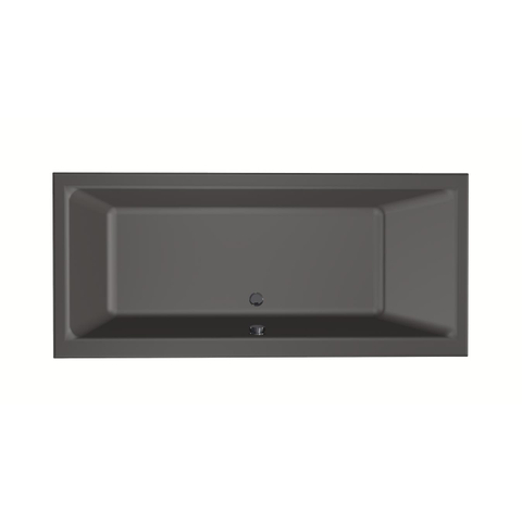Xenz Kristal Baignoire - 180x80x48 - bonde Centrale - acrylique - anthracite SW378266