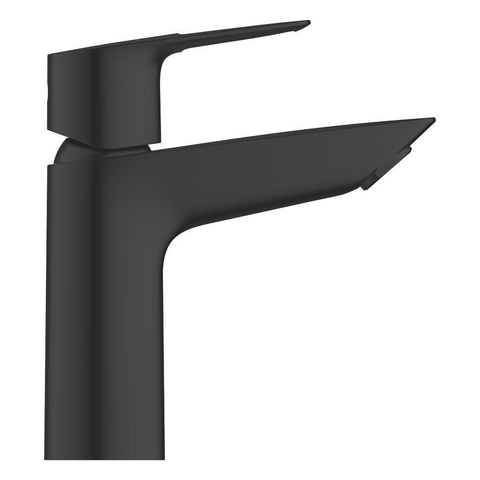 GROHE Start Loop 2020 wastafelkraan - m-size - opbouw - met klikwaste - mat zwart SW1440577