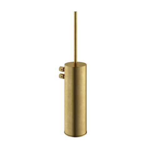 Hotbath Archie WC-borstelgarnituur - wandmodel - PVD - geborsteld messing (goud) SW798972