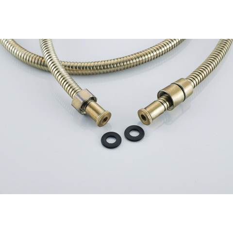 Fortifura Calvi doucheslang Metaal - 150cm - geborsteld messing (goud) SW767375