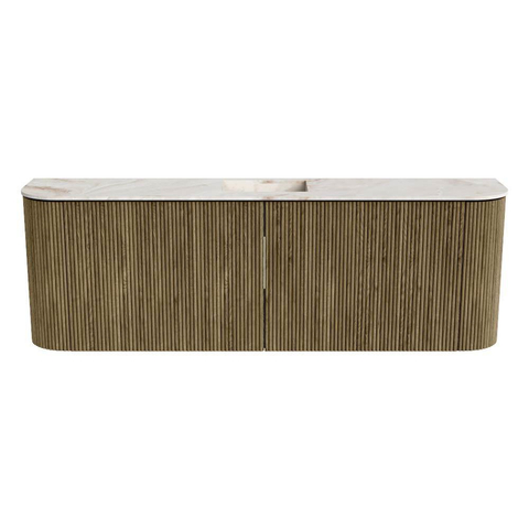 Mondiaz JOYA-DLUX Meuble de salle de bains - 123,2 cm - arrondis gauche et droite couleur Dusk - Vasque FAYE position Milieu Sans trou de robinet couleur Frappe SW1423123