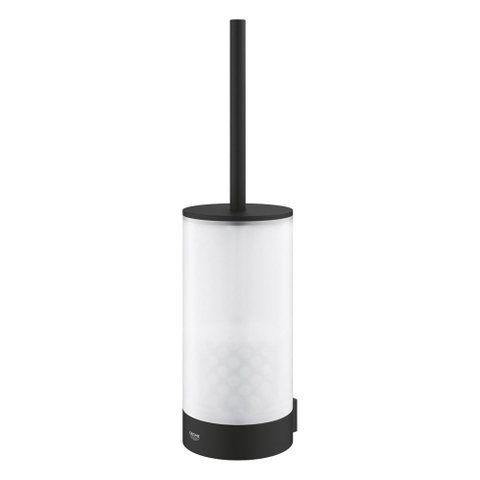 Grohe Selection Toiletborstelhouder - wandmontage - rond - open - phantom black (zwart) SW901525