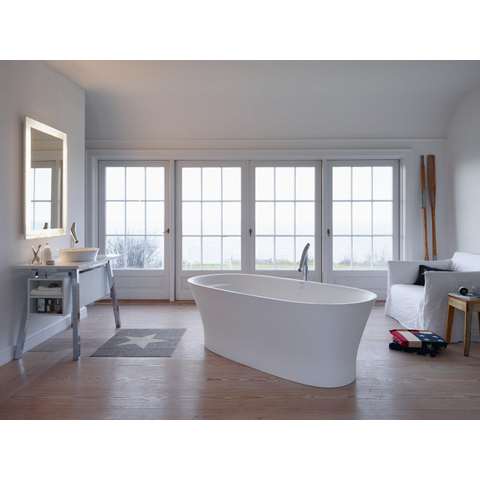 Duravit Cape cod Opzetwastafel - 40.5x50cm - zonder kraangat - zonder overloop - glans wit 0293441