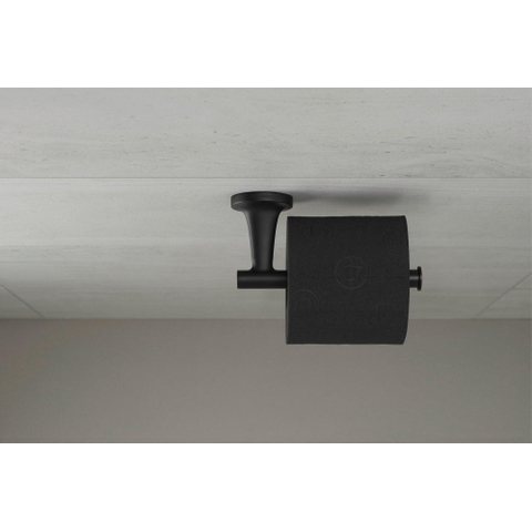 Duravit Starck T Toiletrolhouder - zonder klep - mat zwart SW297083
