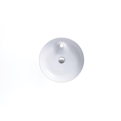 Duravit Cape cod Waskom rond - met 1 kraangat - zonder overloop - diameter 48cm - glans wit 0293442
