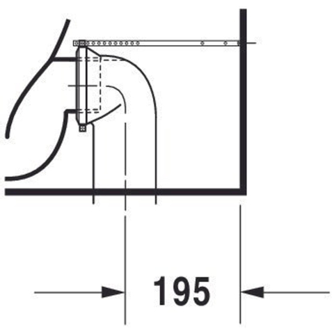 Duravit Starck 3 Duobloccloset - back-to-wall - voor varioset - diepspoel - glans wit 0314242