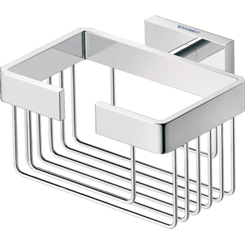 Duravit Karree Zeephouder draadmodel wandmodel - hoogglans chroom SW55118