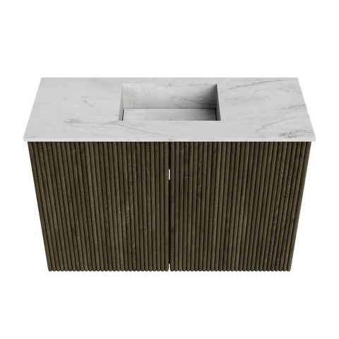 Mondiaz JOYA-DLUX 60cm toiletmeubel - kleur Shadow - Wastafel FAYE positie Midden 1 kraangat kleur Opalo. SW1422914