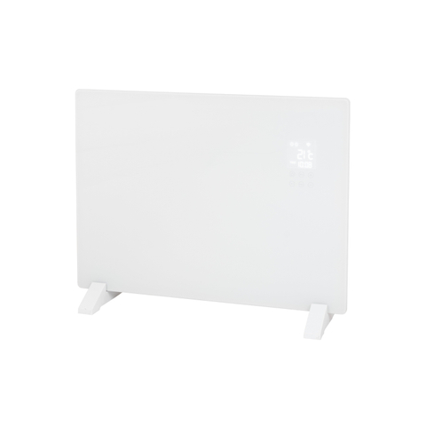 Eurom alutherm verre 1000 wi fi convector heater hanging/stand 1000watt 9.1x62x44cm white SW486914