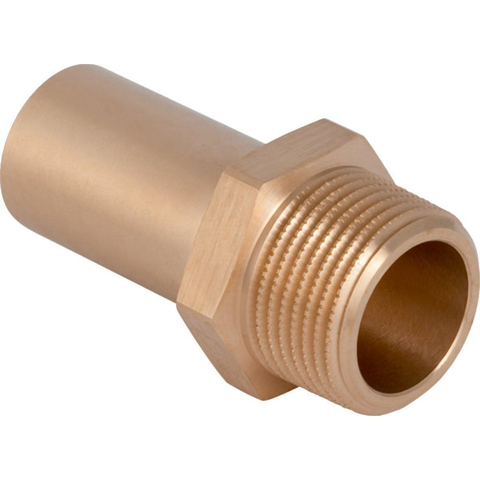 Geberit Mapress Koper puntstuk - met buitendraad en inteekeinde 3/4bux22mm eenzijdig - koper 7465245