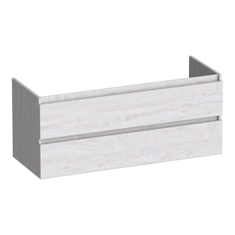 BRAUER Joy meuble sous-lavabo 120 2 tiroirs softclose - sans poignée - 2 découpes pour siphon - Forest Seashell SW1201040