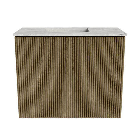 Mondiaz JOYA-DLUX 50cm toiletmeubel - kleur Dusk - Wastafel FAYE positie Links 1 kraangat kleur Glace. SW1426220
