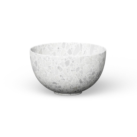 Looox Ceramic terrazzo Lavabo Ceramic small Vasque lave-mains 23cm rond terrazzo beige SW405439