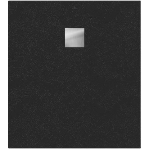 Villeroy & Boch Excello douchevloer - 100x90cm polyurethaan/acryl - Nature Anthracite (grijs) SW375971