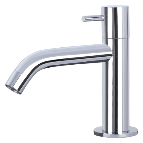Differnz Helios fonteinset – 37.5x18.5x9.5 cm – mineraalmarmer marmer – kraangat rechts – gebogen chromen kraan SW333559