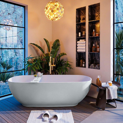 Mondiaz ALAN-DLUX Ensemble de meuble - 70cm - meuble Clay mat - 1 tiroir - Lavabo Cloud Lava suspendu - vasque Centre - 1 trou de robinet SW808528