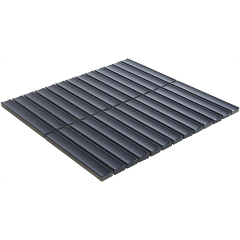 The Mosaic Factory Sevilla carreau mosaïque - 29,6x29,9cm - carreau mural - Rectangle - Porcelaine Navy Blue Mat SW1102484