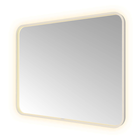 Hotbath &MORE Spiegel - 100x80cm - direct en indirect LED - color changing - spiegelverwarming - met afstandsbediening - geborsteld RVS 316 SW1246074