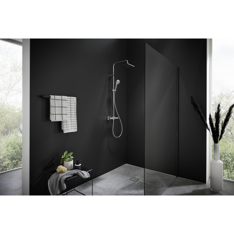 Hansgrohe Vernis Shape Showerpipe - 230 - 1jet Green - met douche - thermostaat - hoogglans chroom SW651656