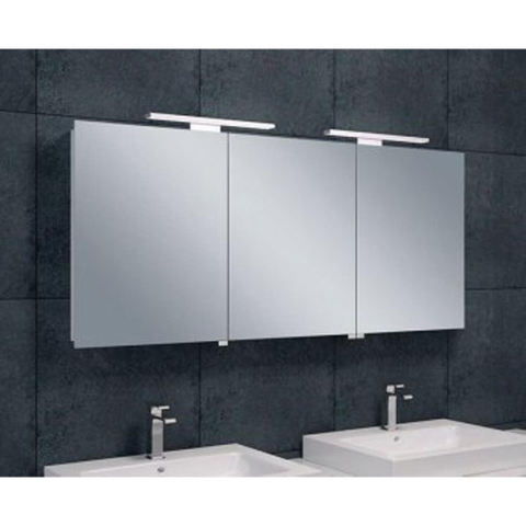 Xellanz Bright Lucia luxe spiegelkast 140x60cm met LED verlichting aluminium SW75893