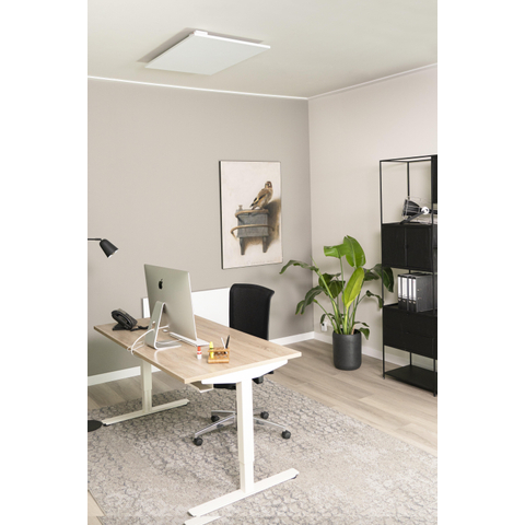 Eurom Mon Soleil 600 Wifi Ceiling Infrarood Verwarming 100x60x5cm 600watt plafond/wand Metaal Wit SW482256