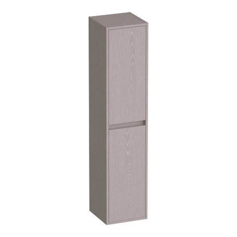 BRAUER Adore Armoire de salle de bains - 160x35x35cm - avec 2 portes sans poignées ouvrant à gauche ou à droite Timber Greige SW1198224
